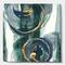 Designart - Mettalic Indigo and Gold II - Posh & Luxe Premium Canvas Wall Art